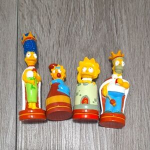 The Simpsons Replacement 3D Chess Peices Homer Lisa Marge Maggie